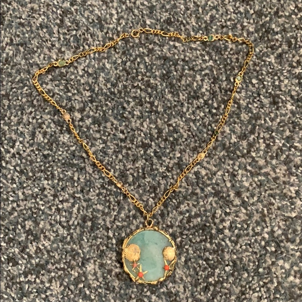 Vintage jade and coral?